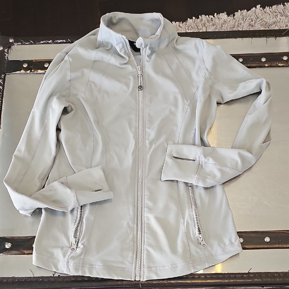 90 Degree By Reflex Women's Soft Gray Utility Jacket Small
